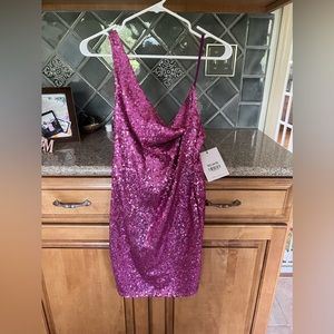 Hello Molly Pink Sparkly Dress( citadel skies dress pink sequins )